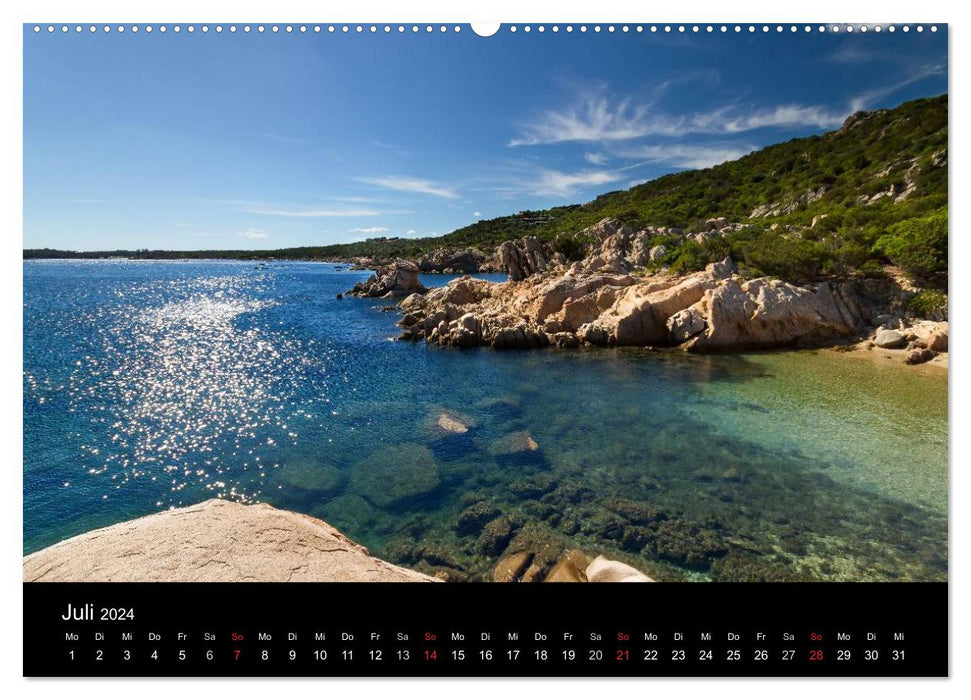 Sardinia / CH version (CALVENDO Premium Wall Calendar 2024) 
