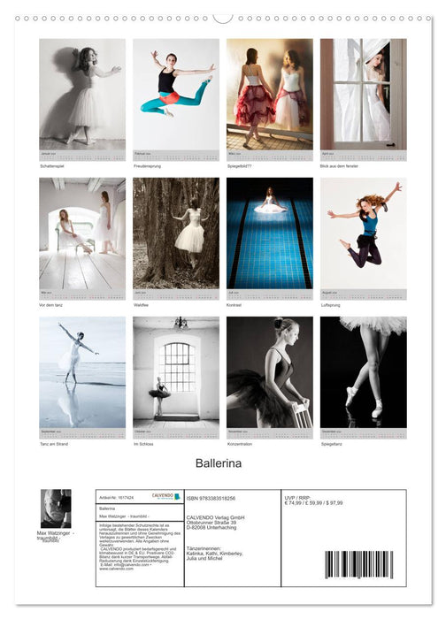 Ballerina (CALVENDO Premium Wandkalender 2024)