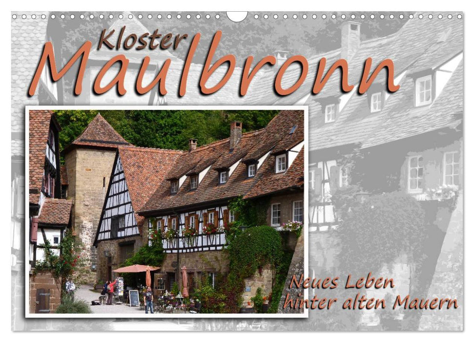 Kloster Maulbronn - Neues Leben hinter alten Mauern (CALVENDO Wandkalender 2024)