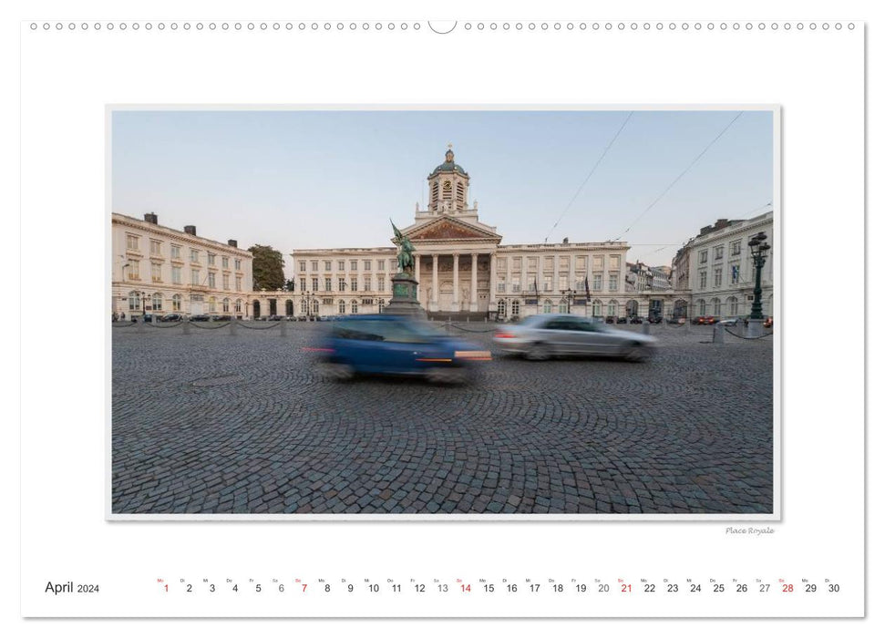 Emotional moments: Brussels - Capital of Europe (CALVENDO Premium Wall Calendar 2024) 