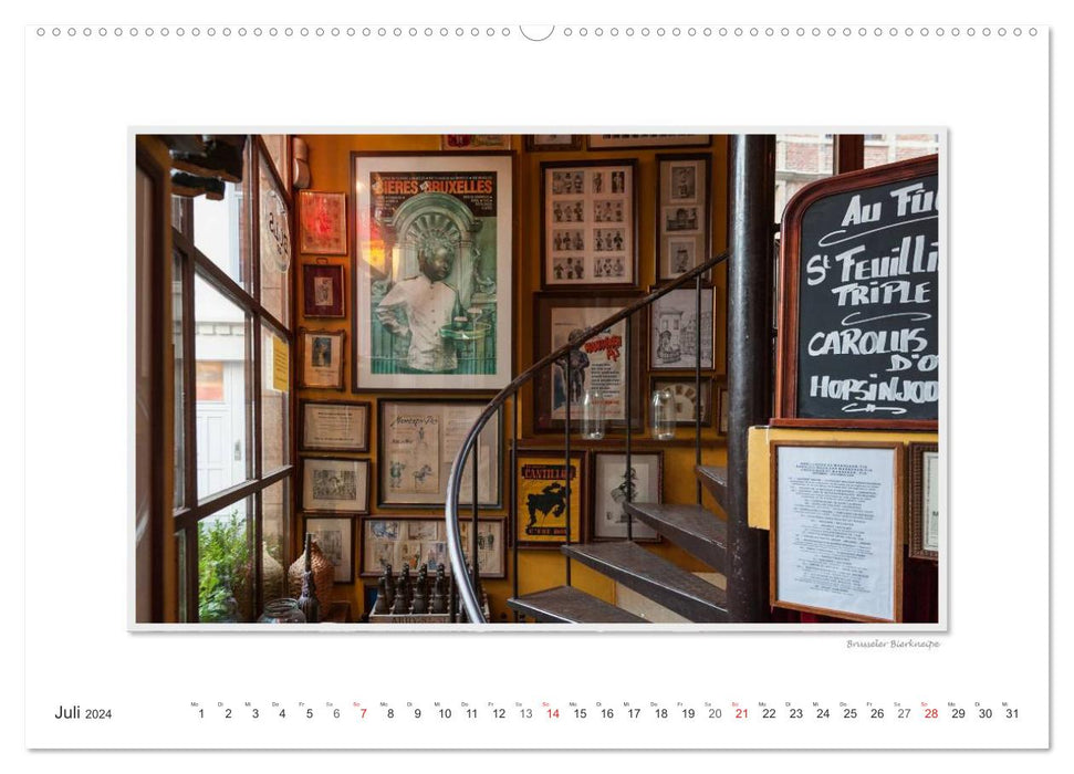 Emotional moments: Brussels - Capital of Europe (CALVENDO Premium Wall Calendar 2024) 
