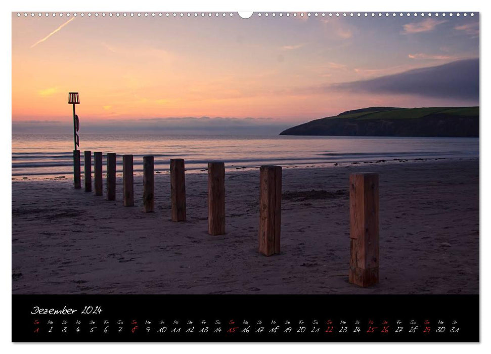 Wales - Pembrokeshire Coast Path (CALVENDO Premium Wandkalender 2024)