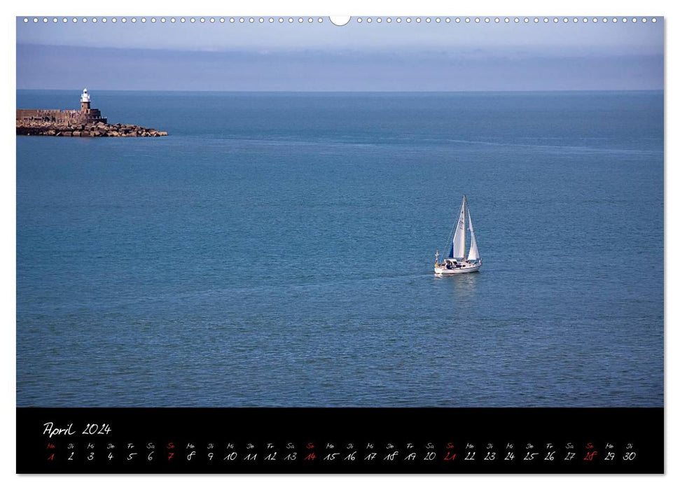 Wales - Pembrokeshire Coast Path (CALVENDO Premium Wandkalender 2024)