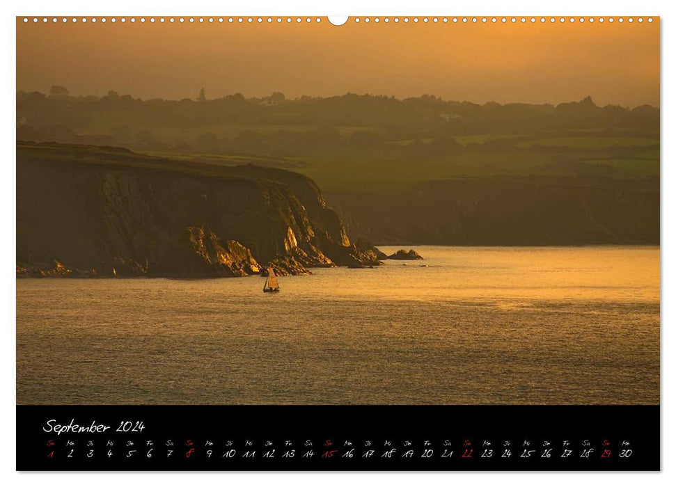 Wales - Pembrokeshire Coast Path (CALVENDO Premium Wall Calendar 2024) 