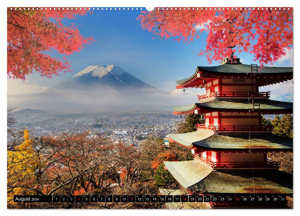 Japon. Impressions (Calendrier mural CALVENDO Premium 2024) 