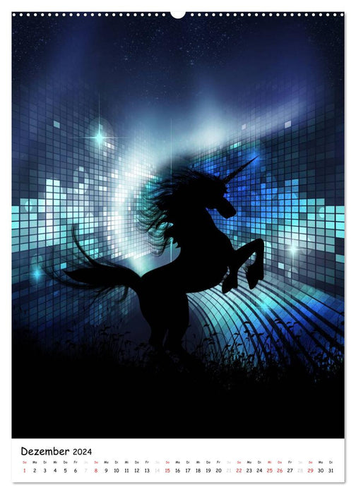 Einhorn und Pegasus (CALVENDO Wandkalender 2024)
