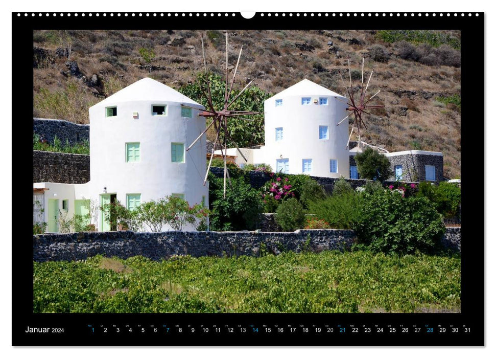 Santorini (CALVENDO Premium Wandkalender 2024)