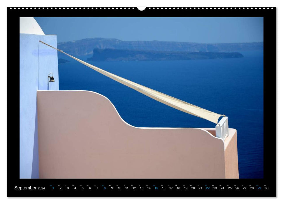 Santorin (Calvendo Premium Calendrier mural 2024) 