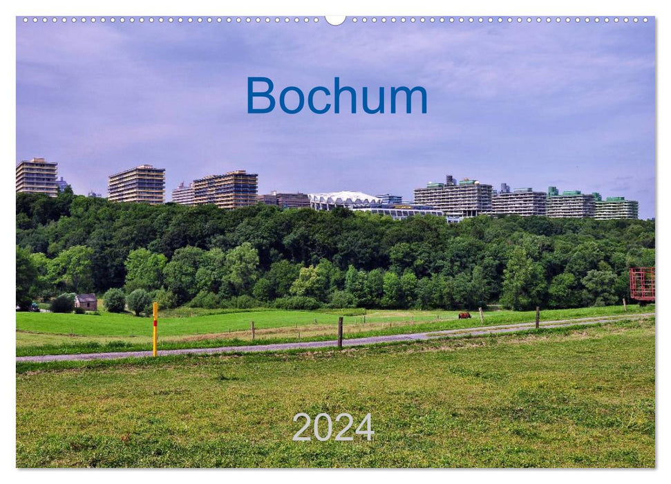 Bochum / Calendrier d'anniversaire (calendrier mural CALVENDO 2024) 