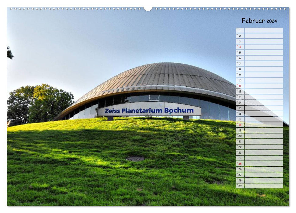 Bochum / Geburtstagskalender (CALVENDO Wandkalender 2024)