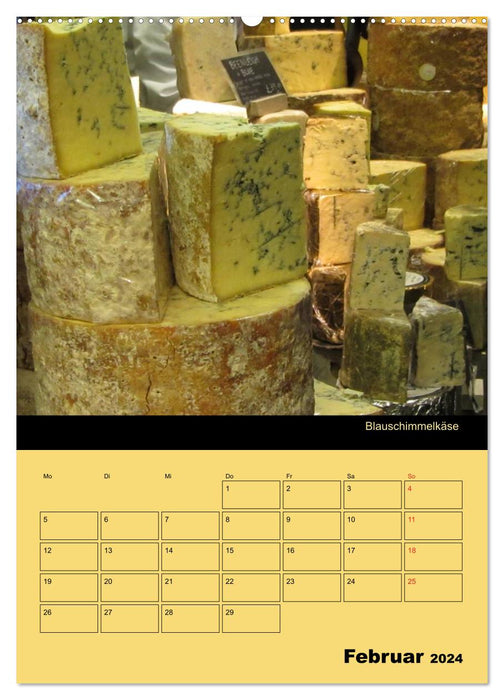 Tous les fromages / Planificateur (Calendrier mural CALVENDO 2024) 