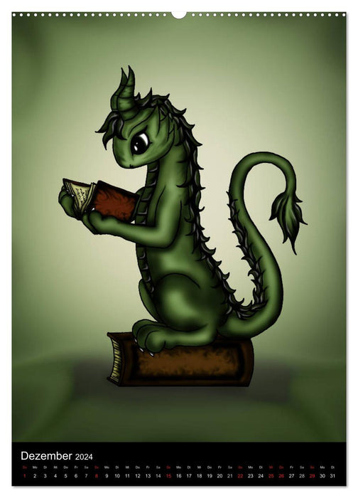Dragons (Calendrier mural CALVENDO Premium 2024) 