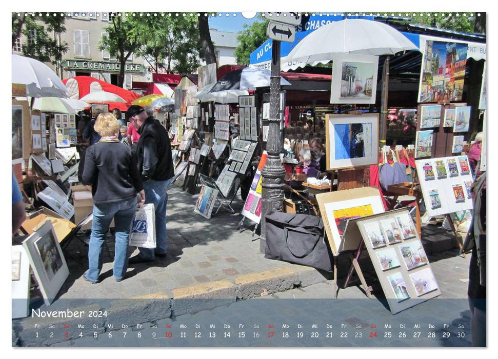 Paris (CALVENDO Premium Wandkalender 2024)