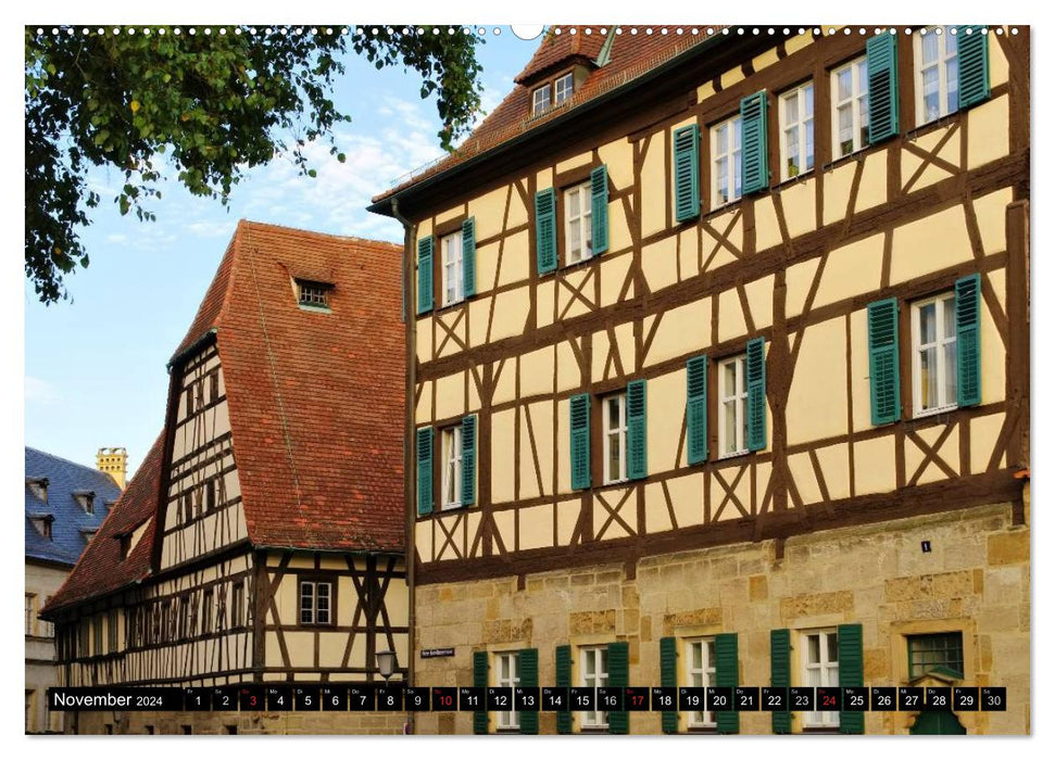 Bamberg and Franconian Switzerland (CALVENDO Premium Wall Calendar 2024) 