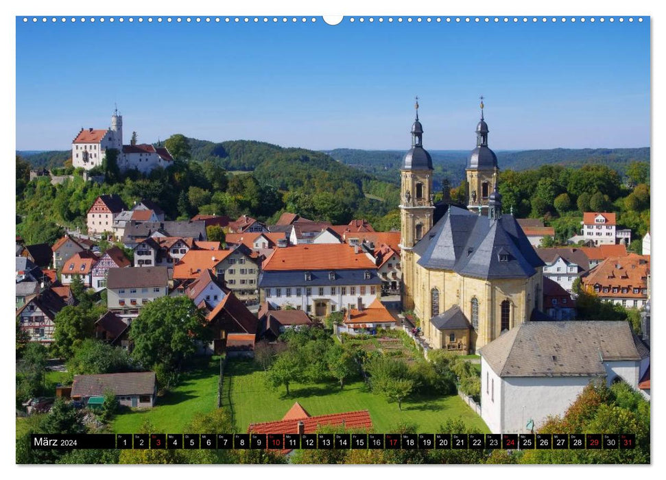Bamberg et Suisse franconienne (Calvendo Premium Calendrier mural 2024) 