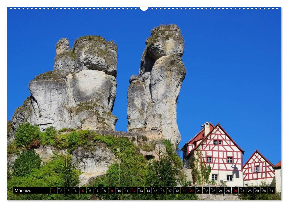 Bamberg and Franconian Switzerland (CALVENDO Premium Wall Calendar 2024) 