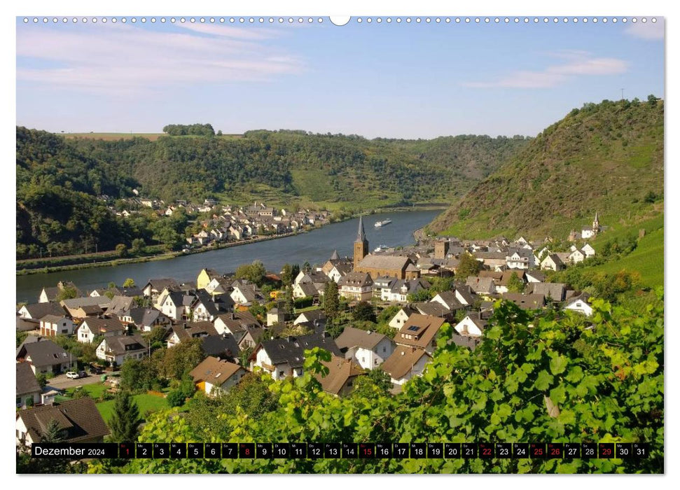 Le long de la Moselle (Calendrier mural CALVENDO Premium 2024) 