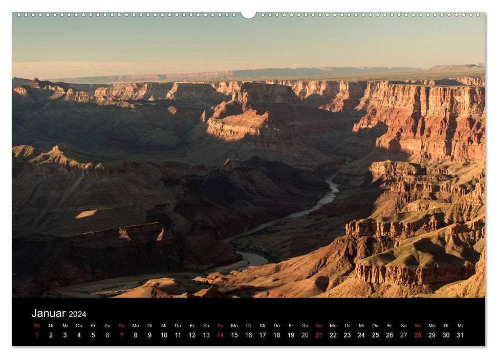 Fascination Grand Canyon / version CH (calendrier mural CALVENDO 2024)