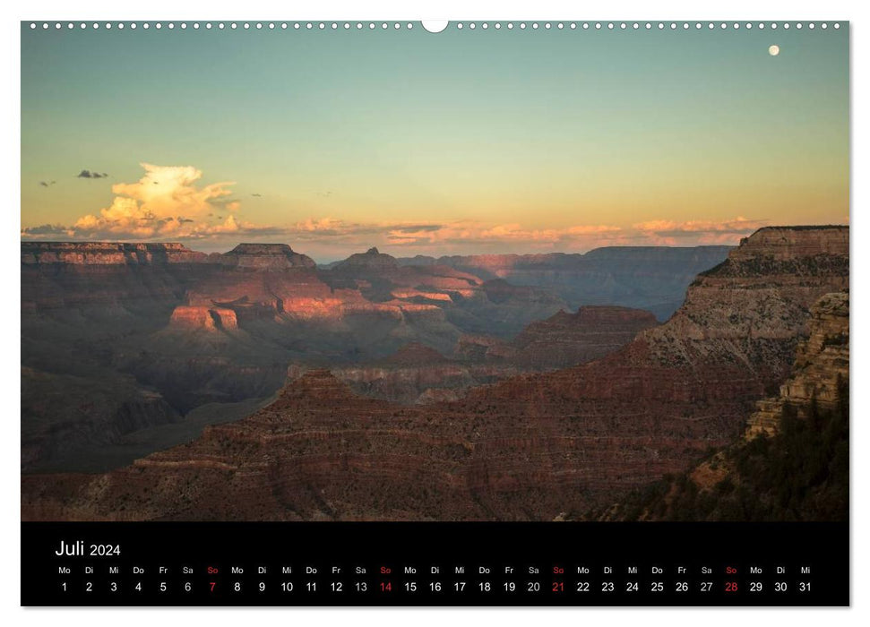 Faszination Grand Canyon / CH-Version (CALVENDO Wandkalender 2024)
