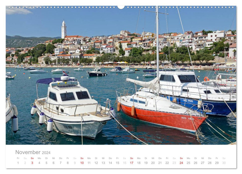 Kroatische Adriaküste (CALVENDO Wandkalender 2024)