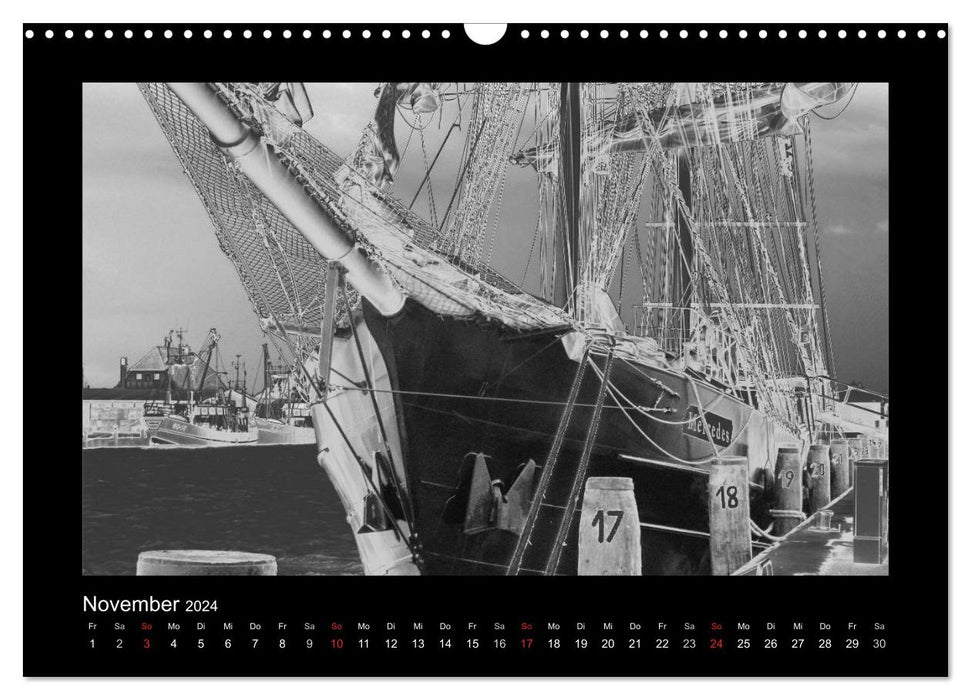 Ships different (CALVENDO wall calendar 2024) 