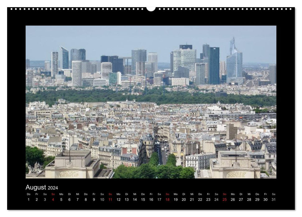 Paris von oben (CALVENDO Premium Wandkalender 2024)