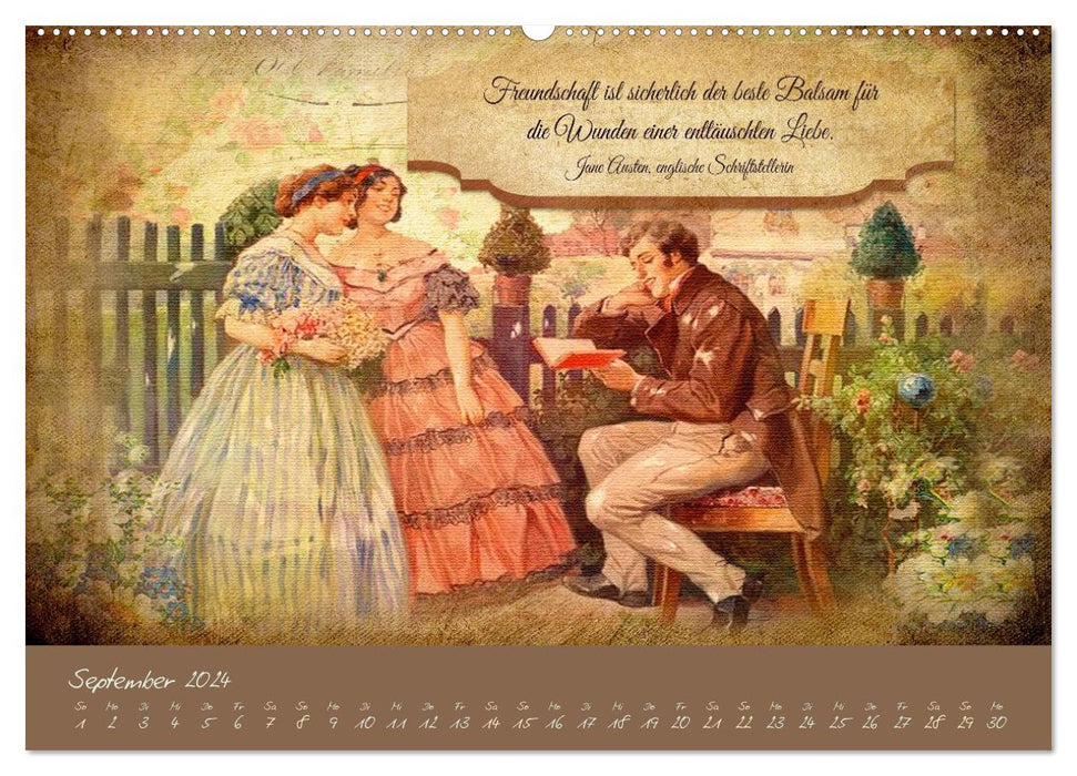 Poetische Romantik (CALVENDO Wandkalender 2024)