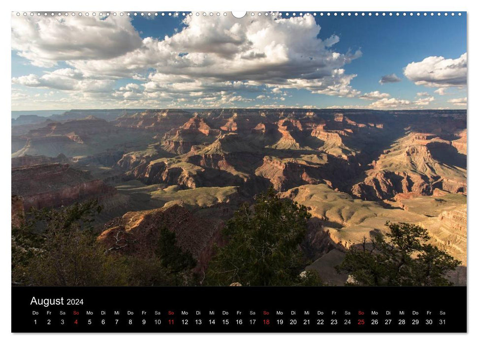 Grand Canyon – Merveilles de la nature (Calendrier mural CALVENDO 2024)