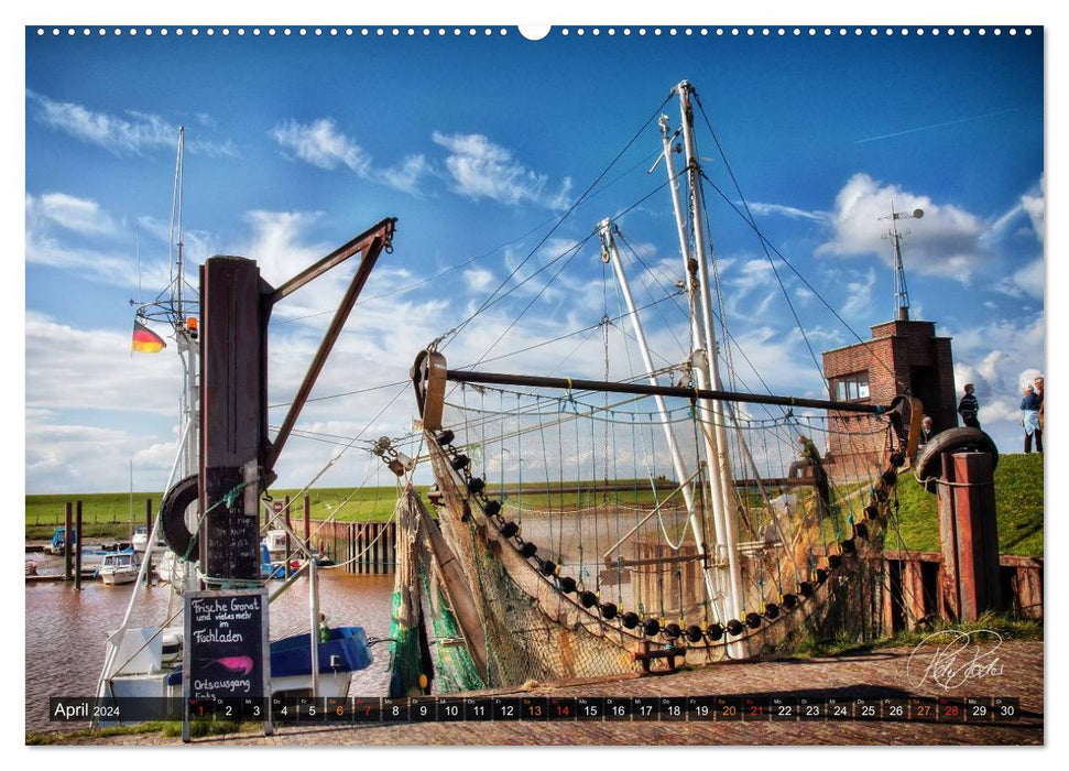 Friesland - North Sea resort Dangast / CH version (CALVENDO wall calendar 2024) 