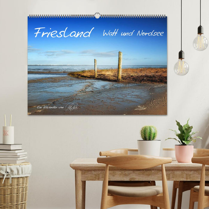 Friesland - Watt und Nordsee / CH-Version (CALVENDO Wandkalender 2024)