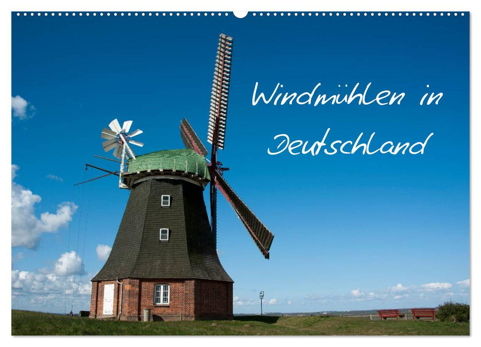 Windmills in Germany (CALVENDO wall calendar 2024) 