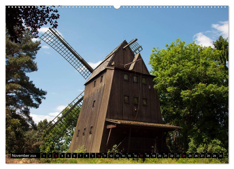 Windmills in Germany (CALVENDO wall calendar 2024) 