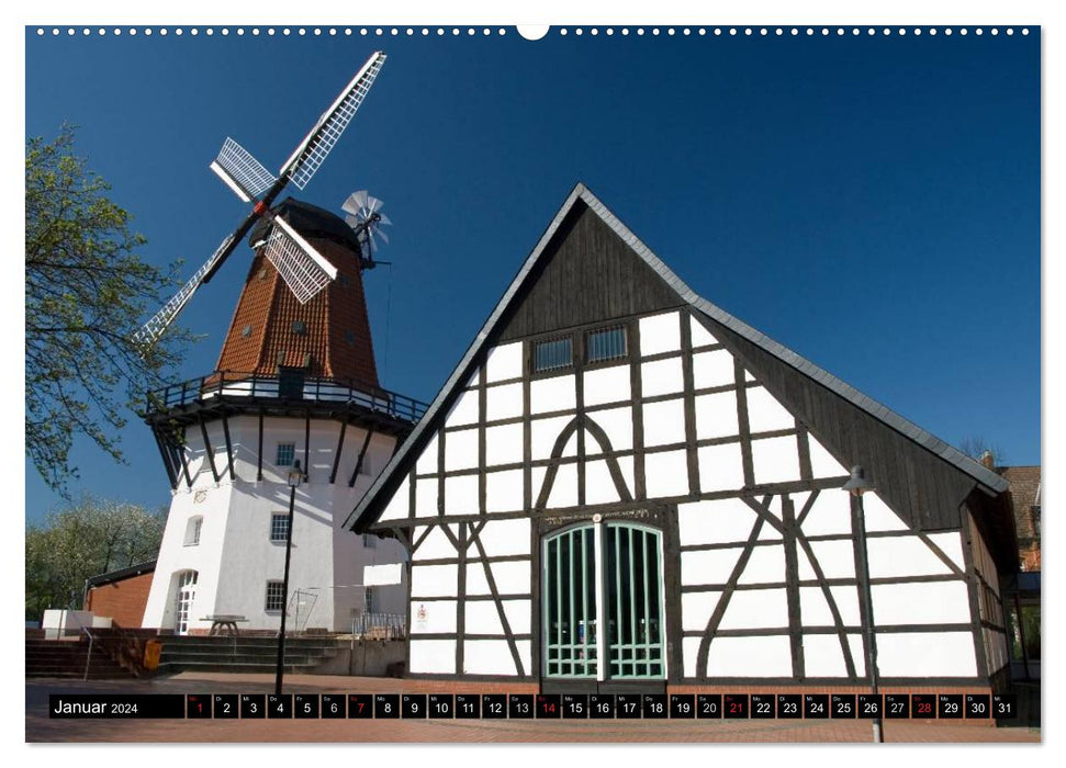 Windmills in Germany (CALVENDO wall calendar 2024) 
