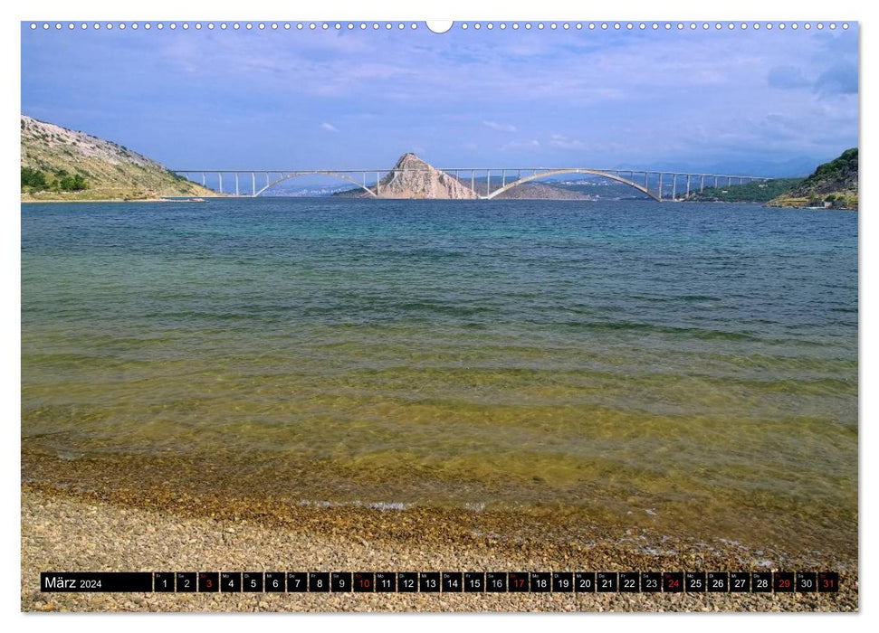 Kvarner Golf - Croatia (CALVENDO wall calendar 2024) 