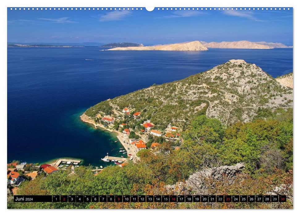 Kvarner Golf - Kroatien (CALVENDO Wandkalender 2024)