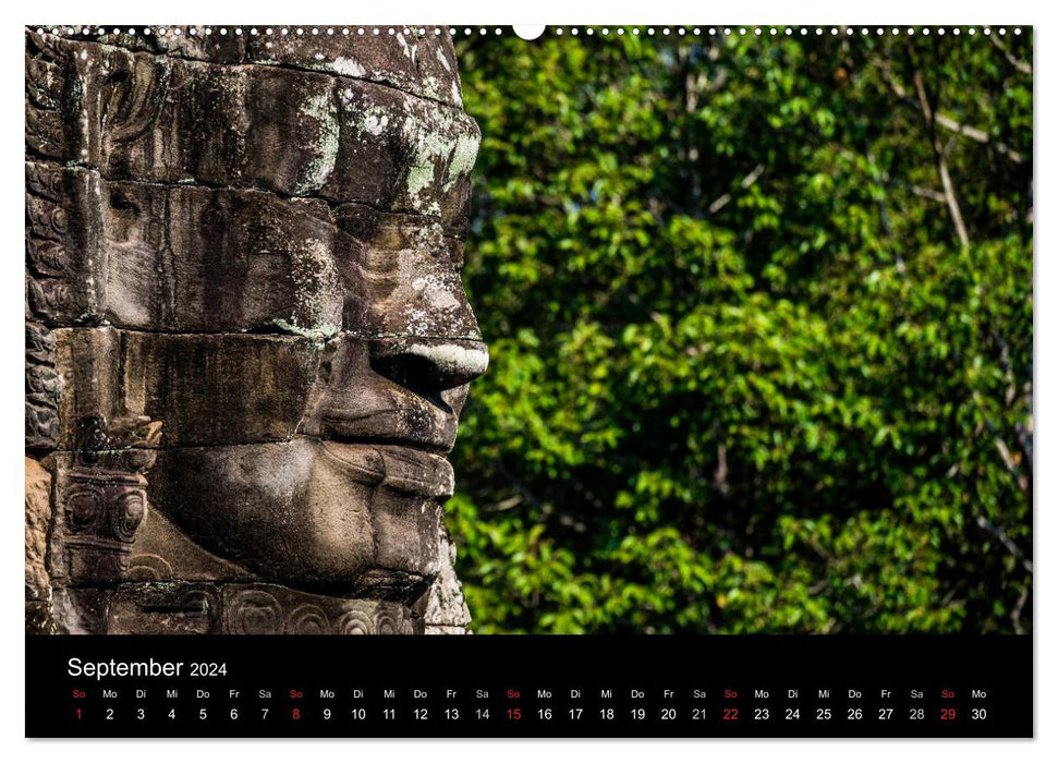 Cambodia: the Kingdom of Wonders (CALVENDO Premium Wall Calendar 2024) 