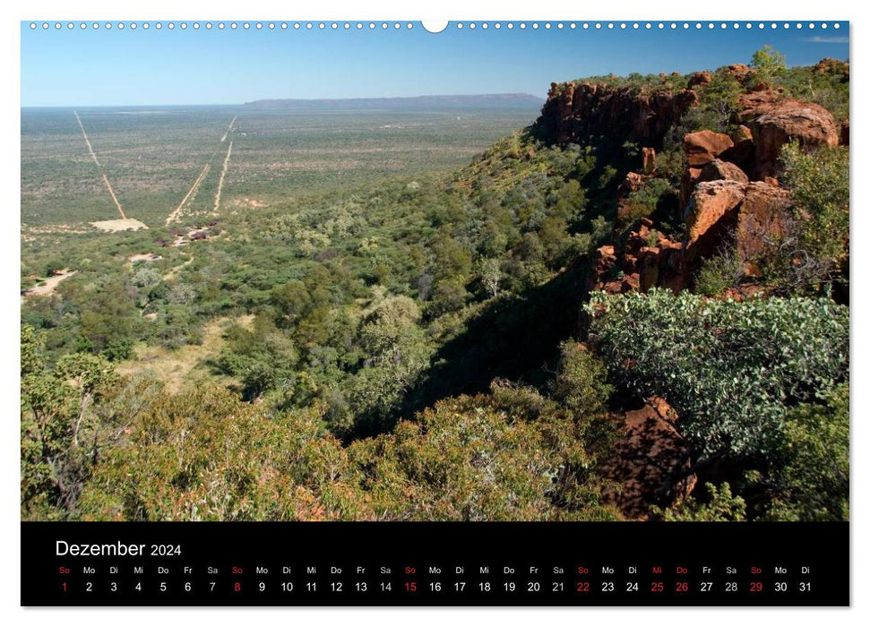 Les points forts de la Namibie (calendrier mural CALVENDO 2024) 