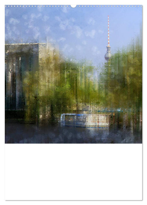 DIGITAL ART cityscapes (CALVENDO Premium Wall Calendar 2024) 