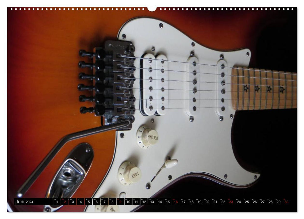 KULT GITARRE - Richie Sambora Stratocaster (CALVENDO Wandkalender 2024)