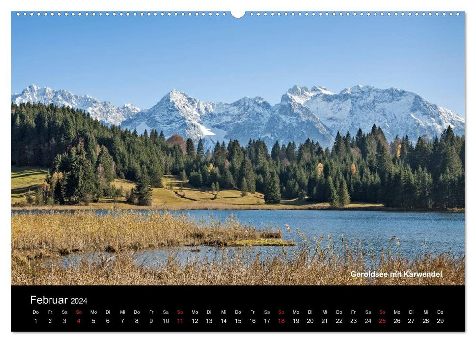 Upper Bavarian Lakes (CALVENDO wall calendar 2024) 