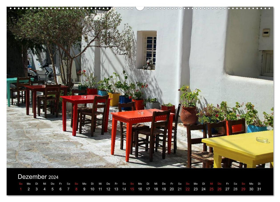 Mykonos - Insel des Lichts (CALVENDO Premium Wandkalender 2024)