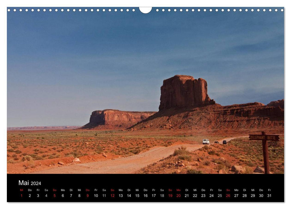 Du Far West (Calendrier mural CALVENDO 2024) 