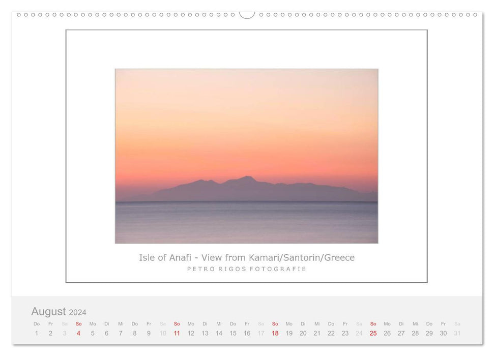 Santorin 2024 (CALVENDO Wandkalender 2024)