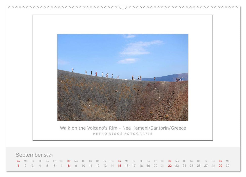 Santorini 2024 (CALVENDO wall calendar 2024) 