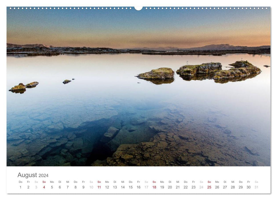Iceland – Island in magical light (CALVENDO Premium Wall Calendar 2024) 