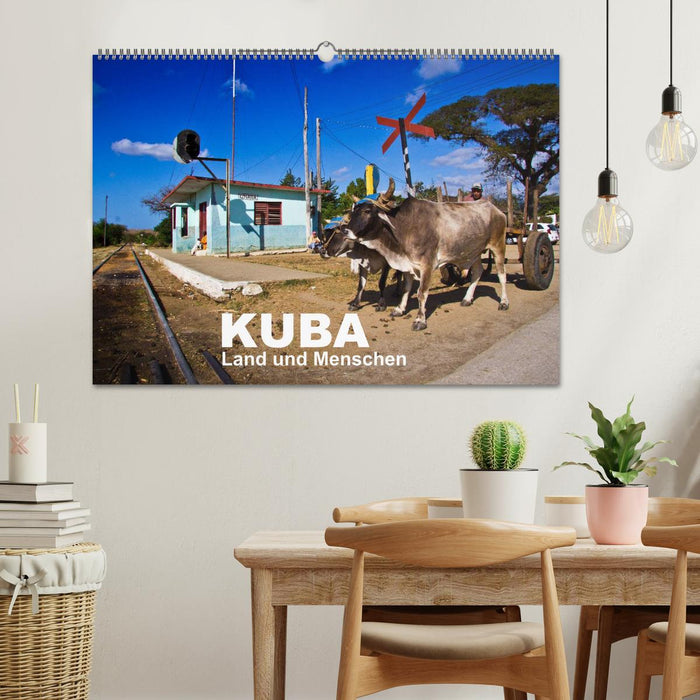 CUBA - country and people (CALVENDO wall calendar 2024) 