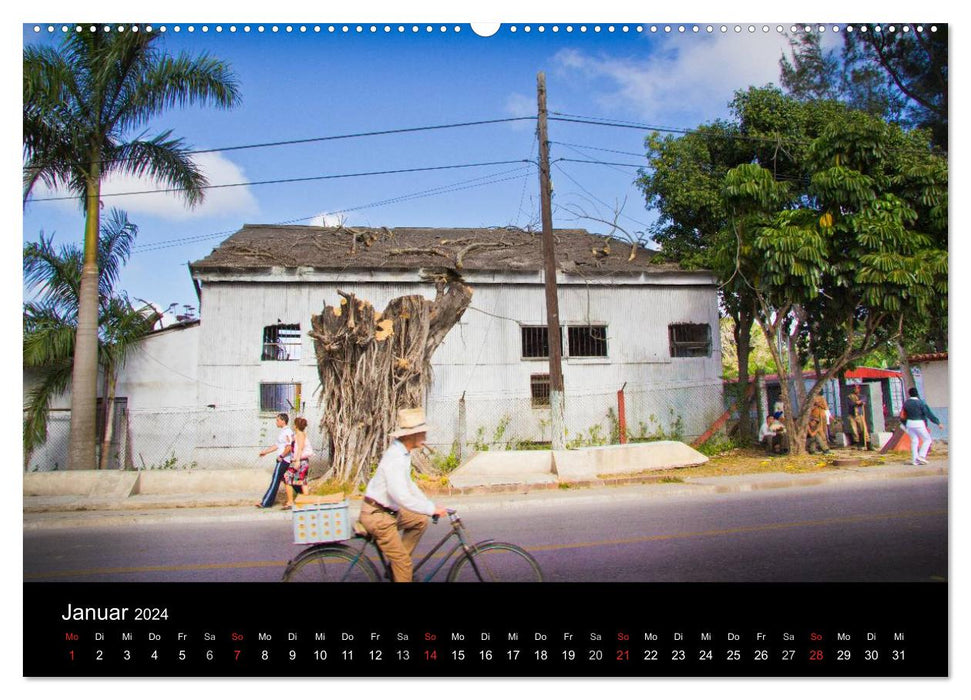 CUBA - pays et peuple (calendrier mural CALVENDO 2024) 