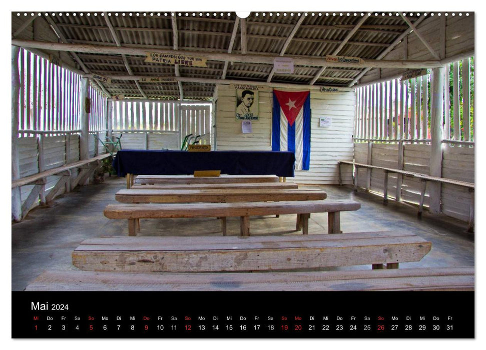 CUBA - country and people (CALVENDO wall calendar 2024) 