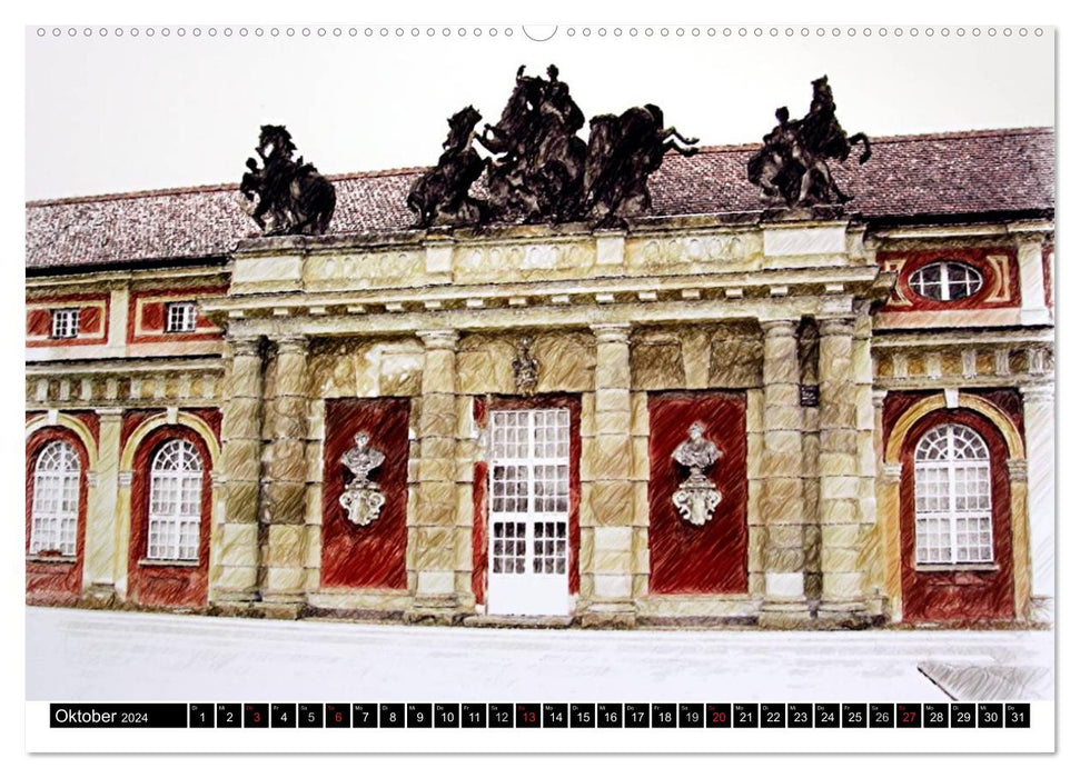 Potsdam Calendar (CALVENDO Premium Wall Calendar 2024) 