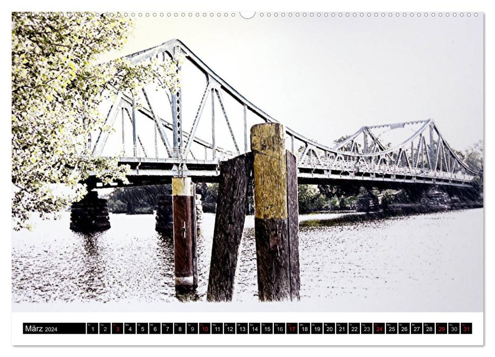 Potsdam Calendar (CALVENDO Premium Wall Calendar 2024) 